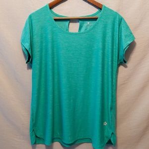 Tuff Athletics Workout Tee Turquoise Sz XL
